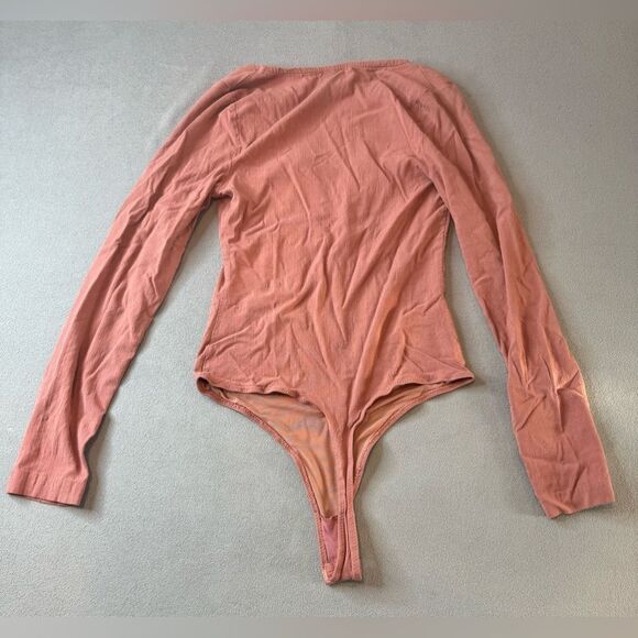 Free people intimately  long sleeve bodysuit size Large - Picture 1 of 15